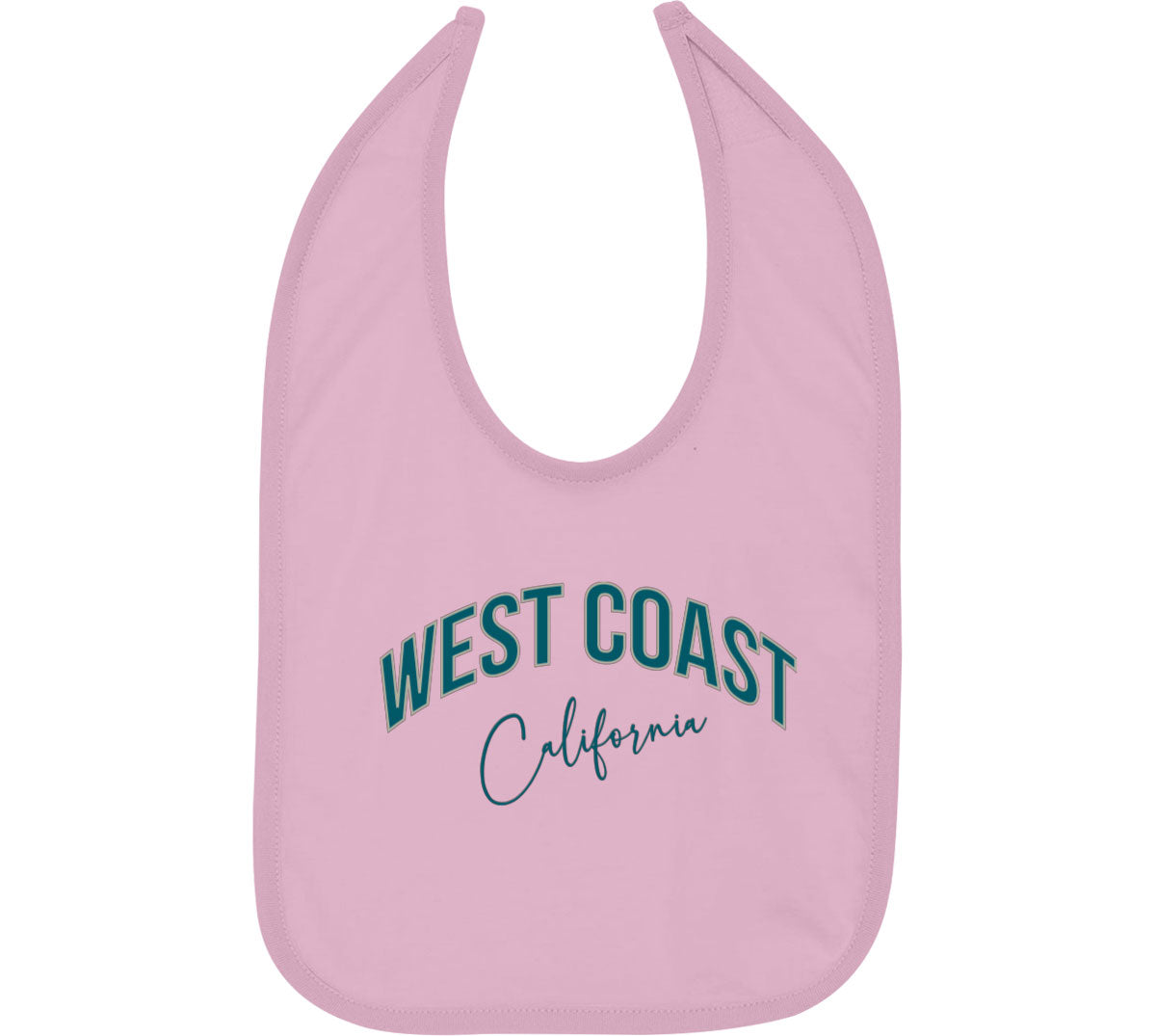 West Coast California Baby Bib