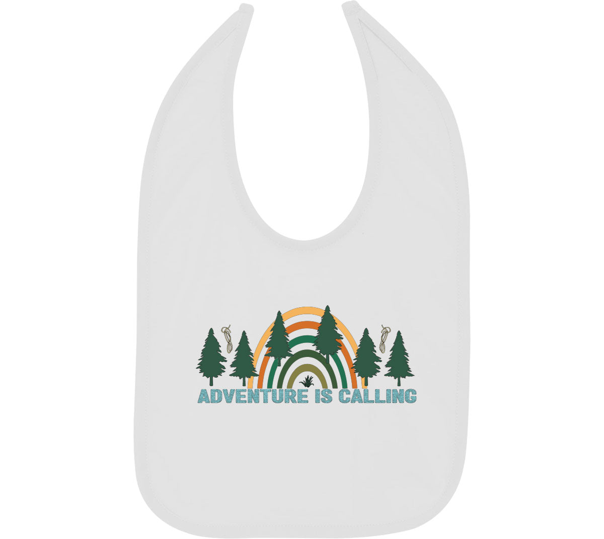 Adventure Is Calling Camp Baby Bib