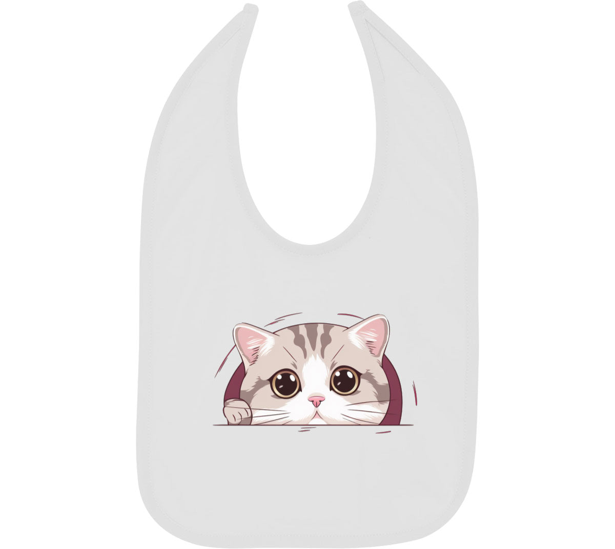 Cute American Cat Baby Bib