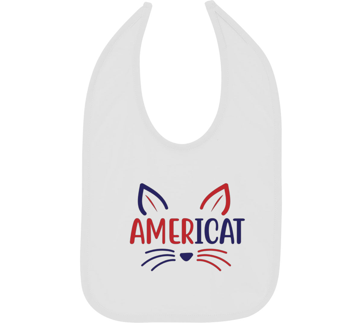 Americat Cat Baby Bib