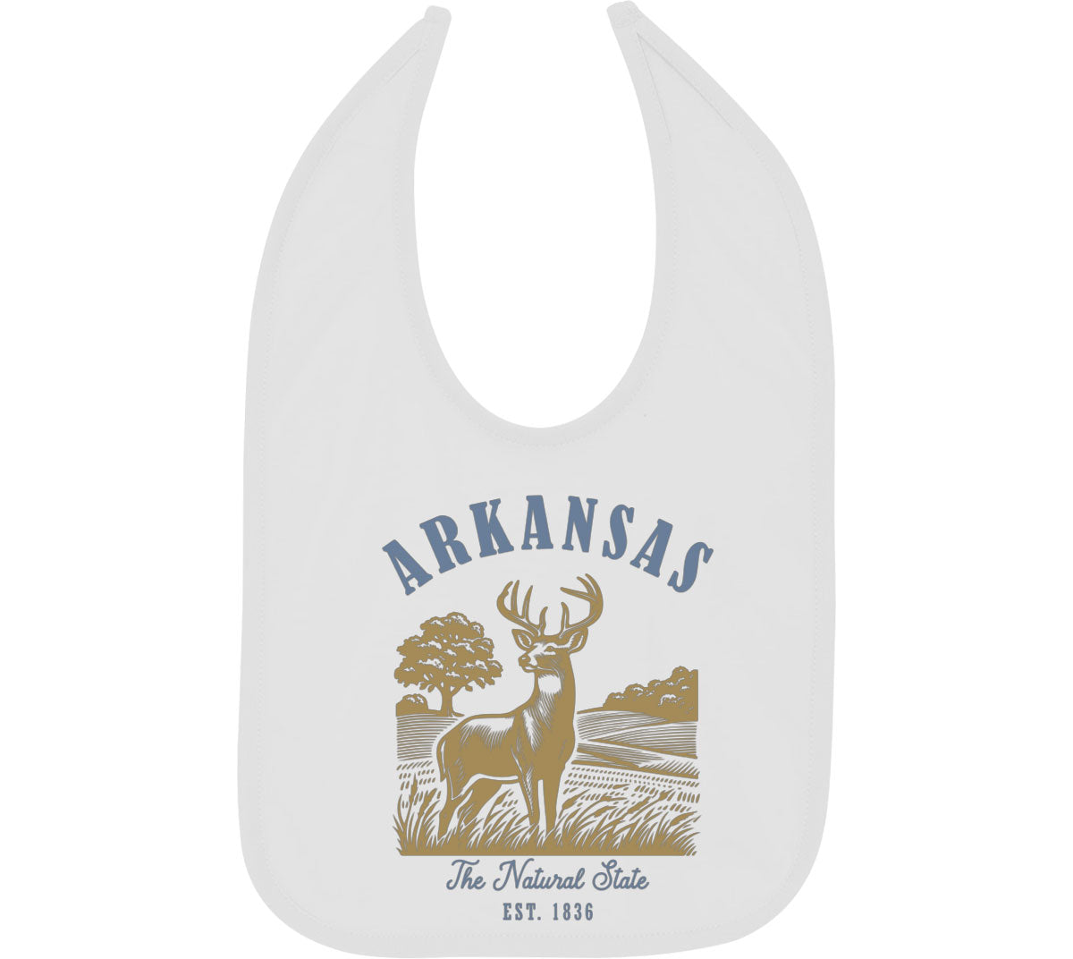Arkansas State Vintage Baby Bib