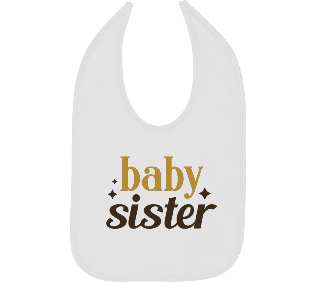 Baby Sister Baby Bib