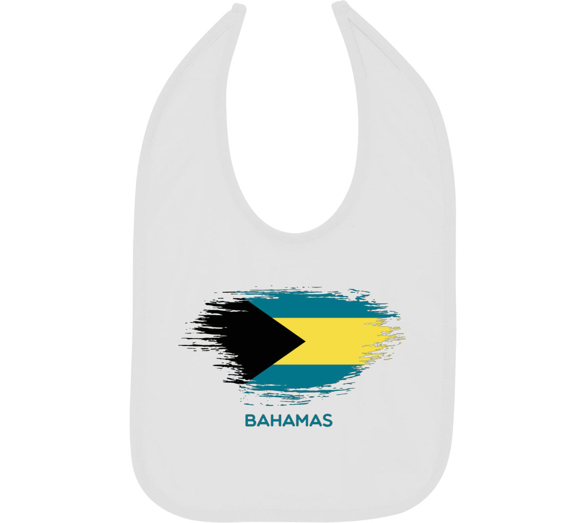 Bahamas Flag Baby Bib