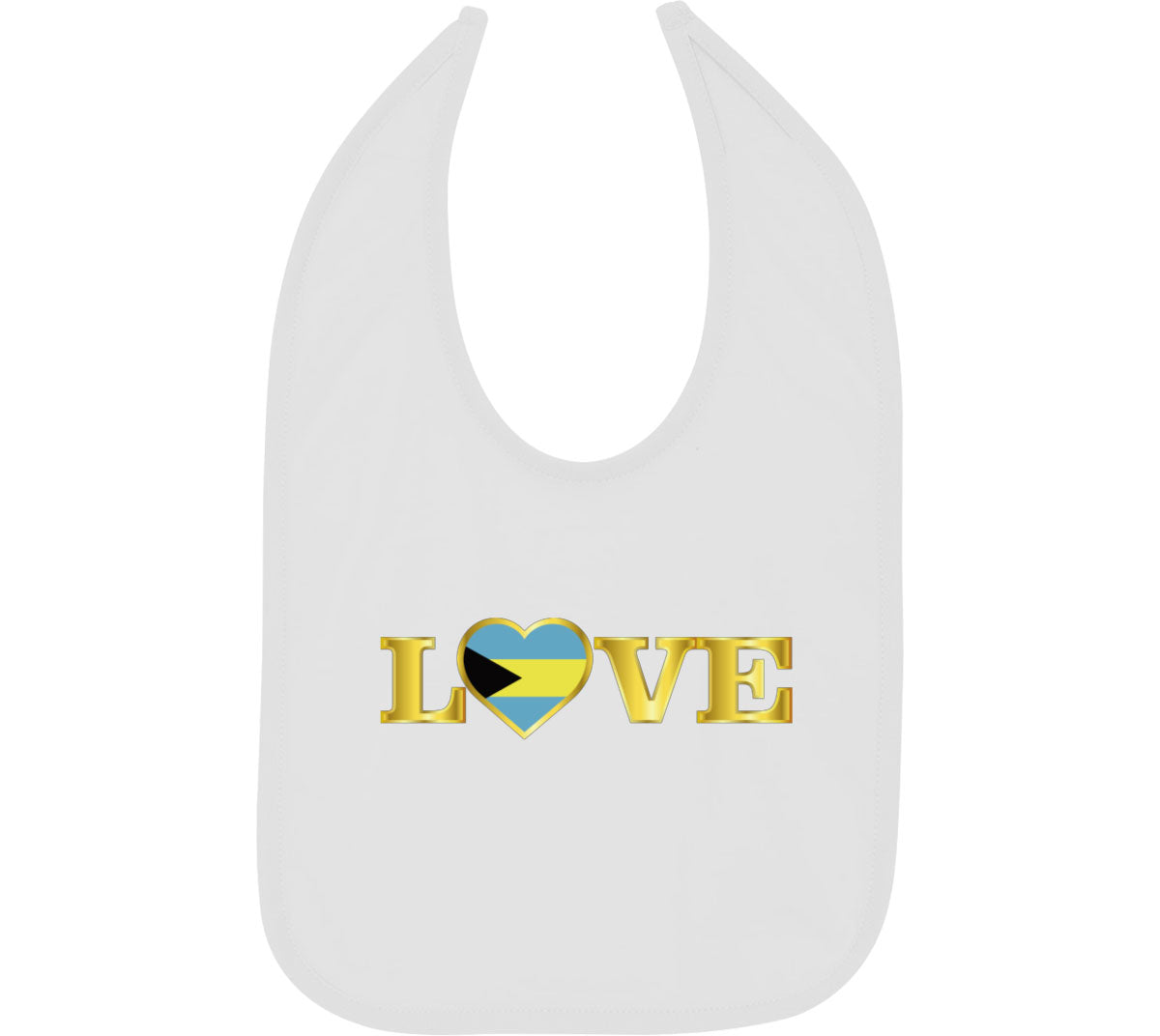 Bahamas Love Baby Bib