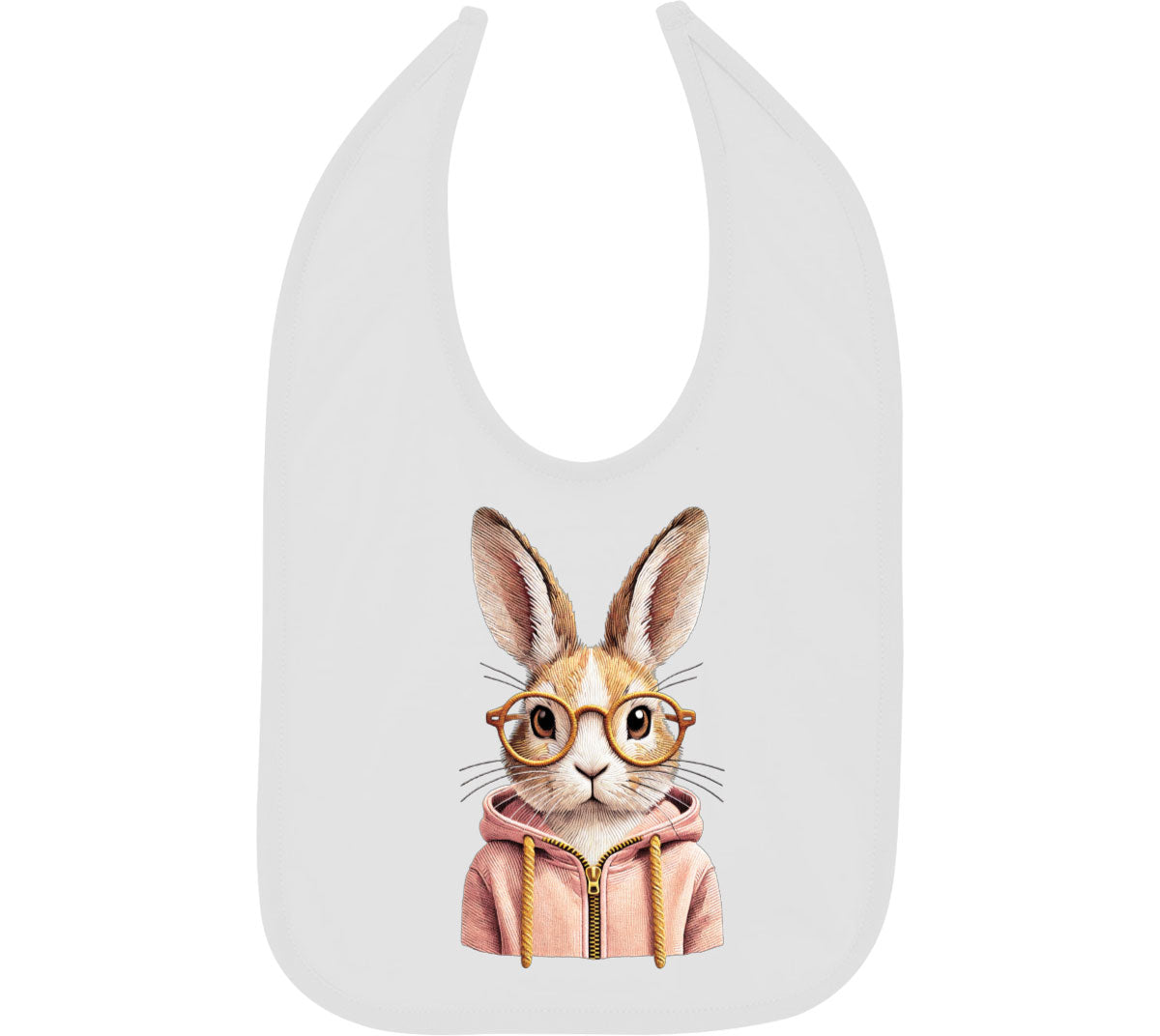 Cute Bunny Baby Bib