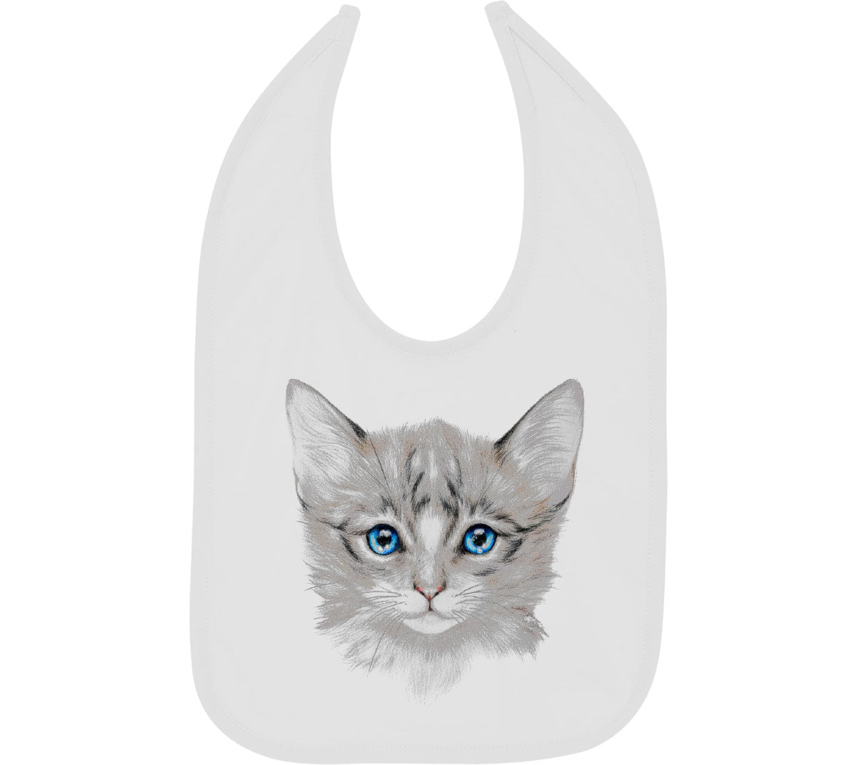 Cute Cat Face  Baby Bib