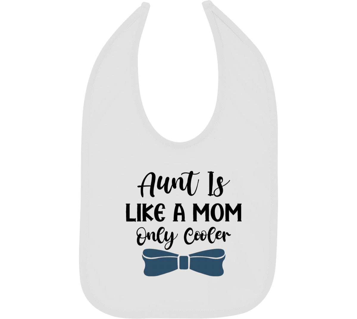 Aunt Is Like A Mom Only Cooler Baby Bib