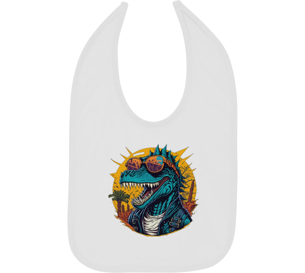 Cool Dinosaur Baby Bib