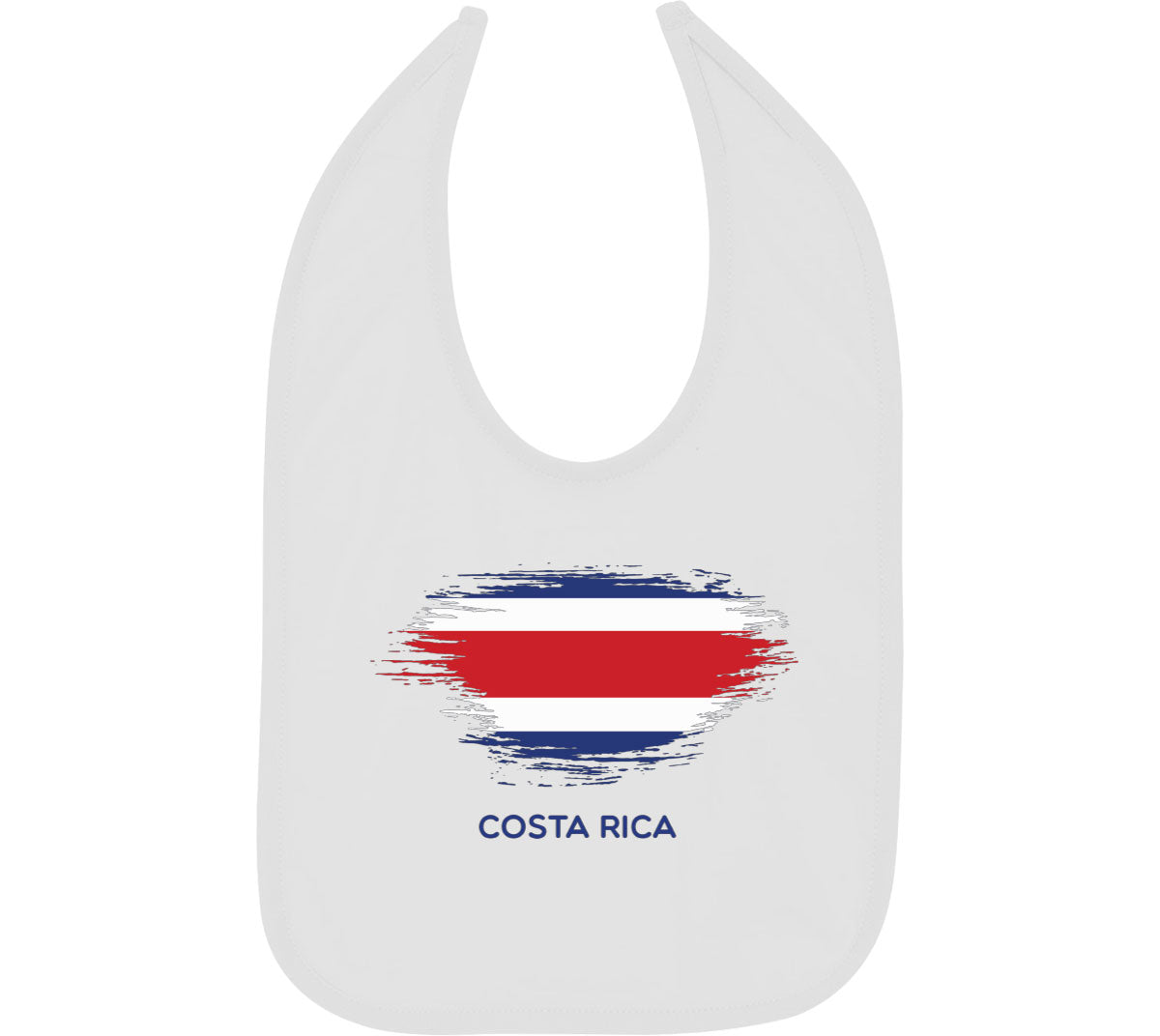 Costa Rica Flag Baby Bib