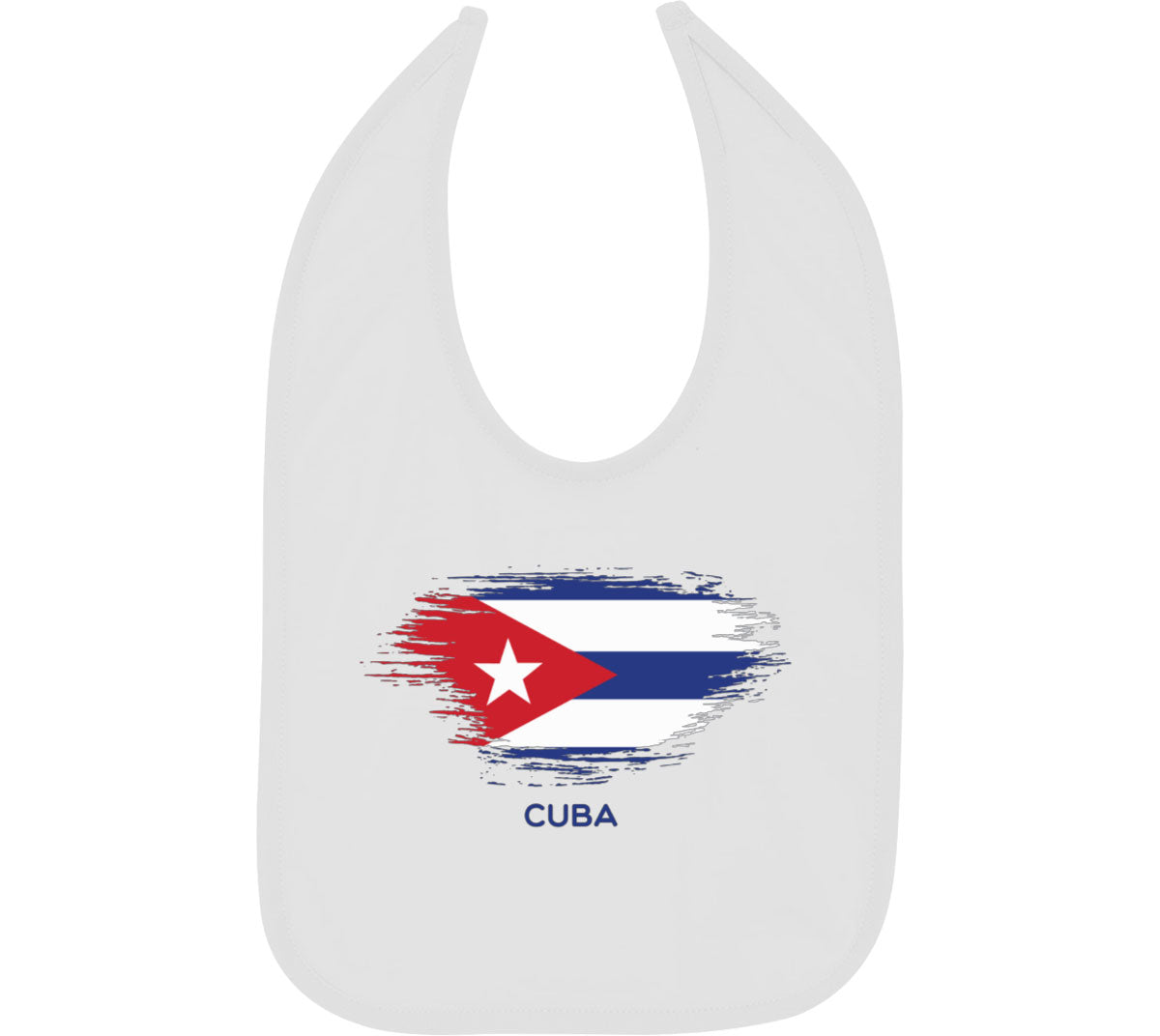 Cuba Flag Baby Bib