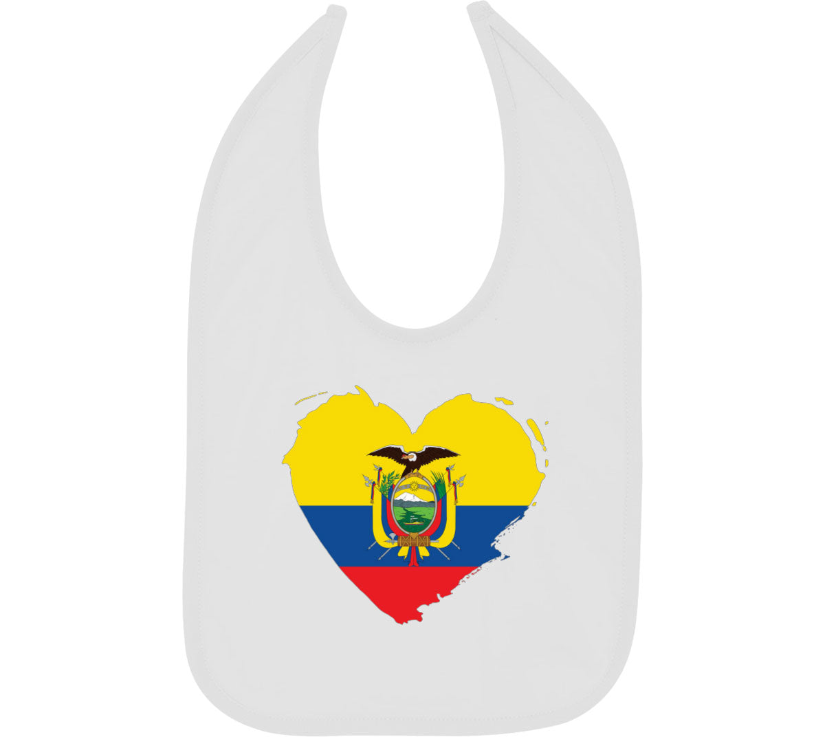 Ecuador Flag Baby Bib