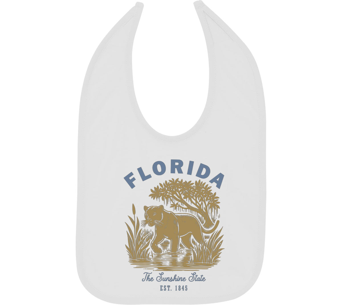 Florida State Vintage Baby Bib
