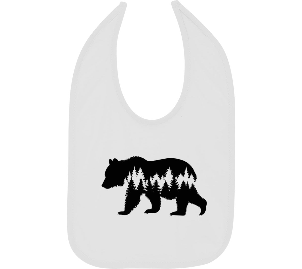 Grizzly Bear Baby Bib