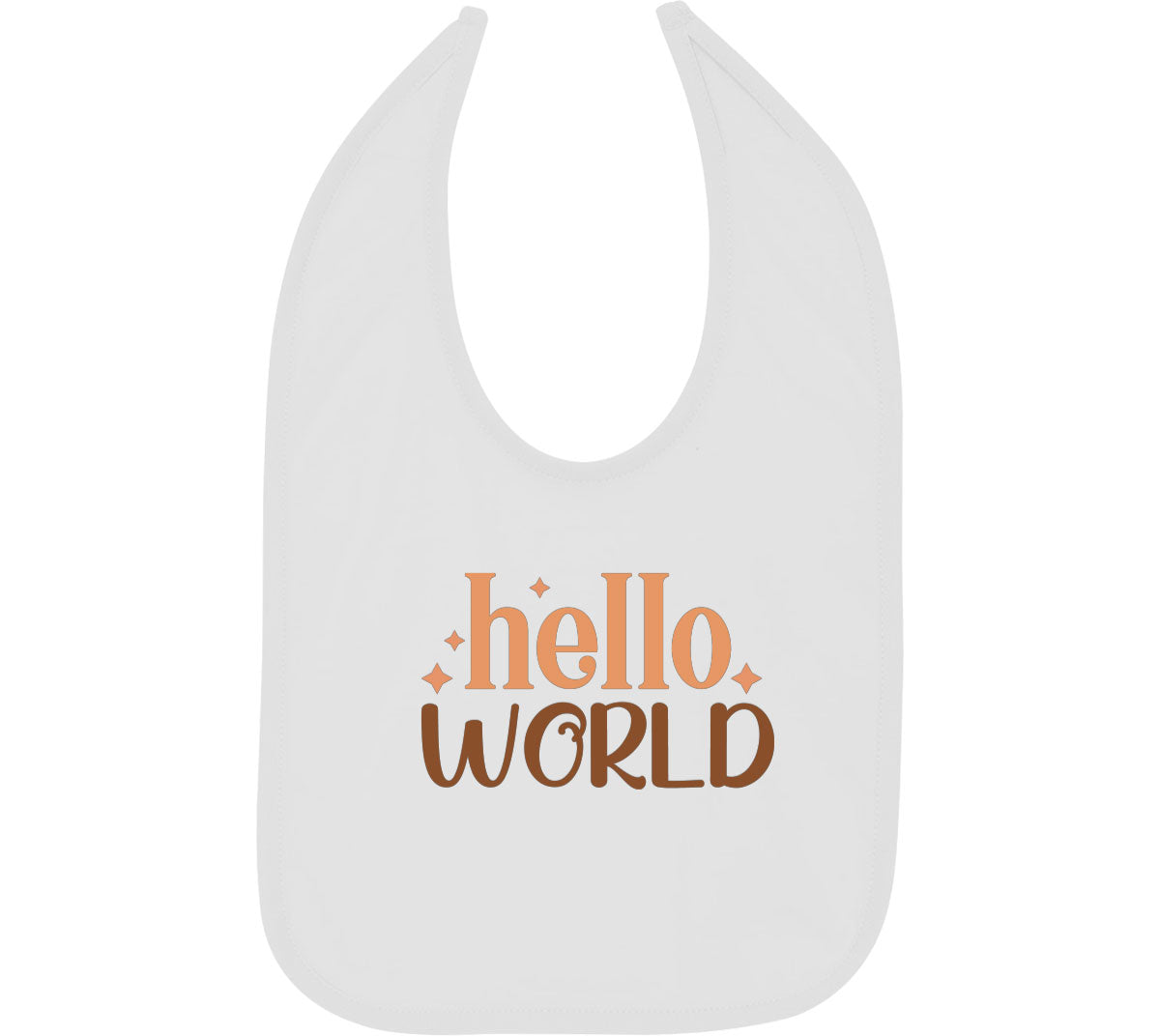 Hello World Baby Bib