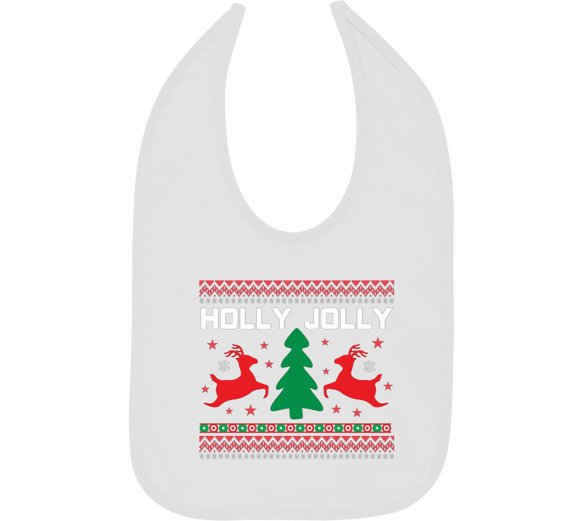 Holly Jolly Baby Bib