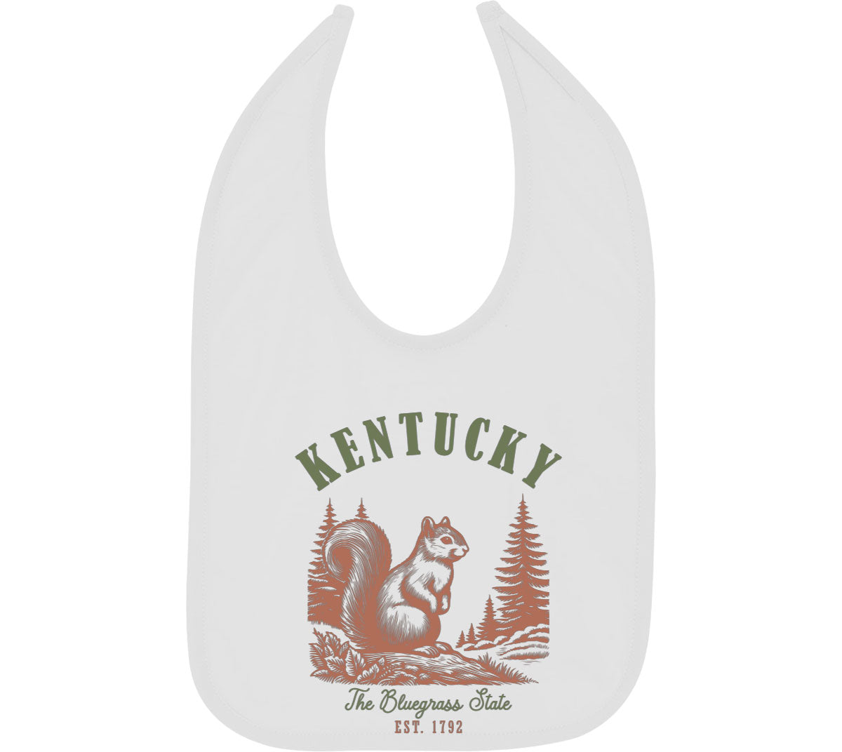 Kentucky State Vintage Baby Bib
