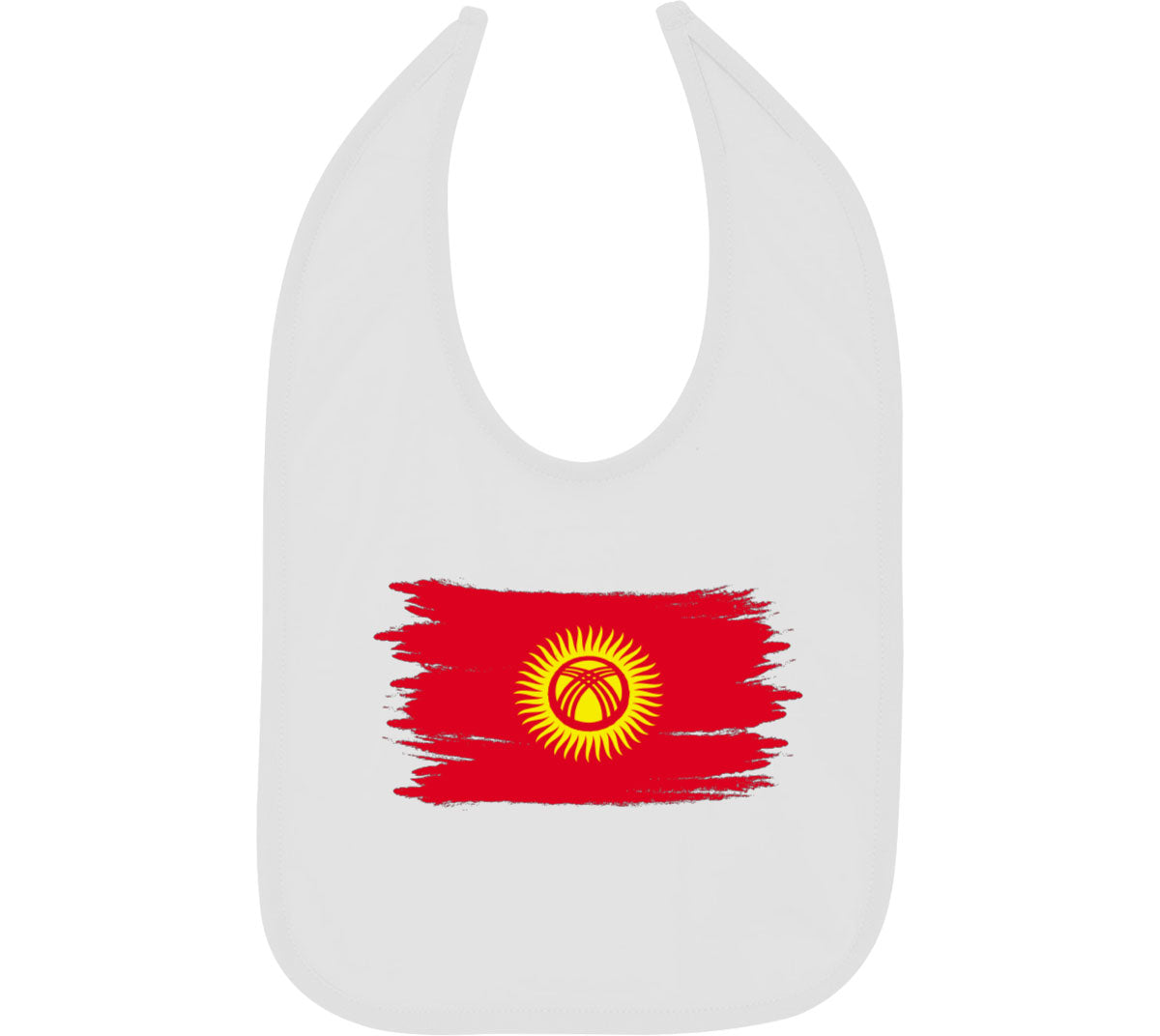 Kyrgyzstan Flag Baby Bib