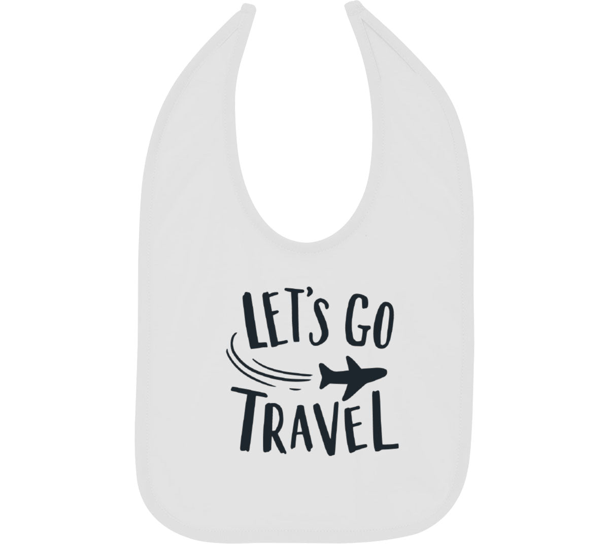 Let's Go Travel Baby Bib