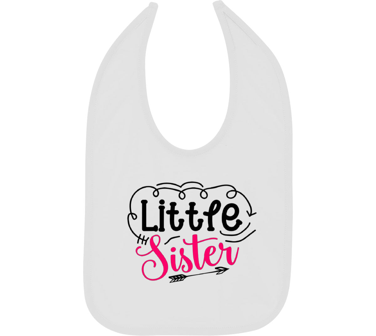 Little Sister Baby Bib