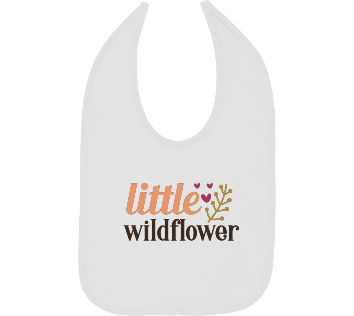 Little Wildflower Baby Bib