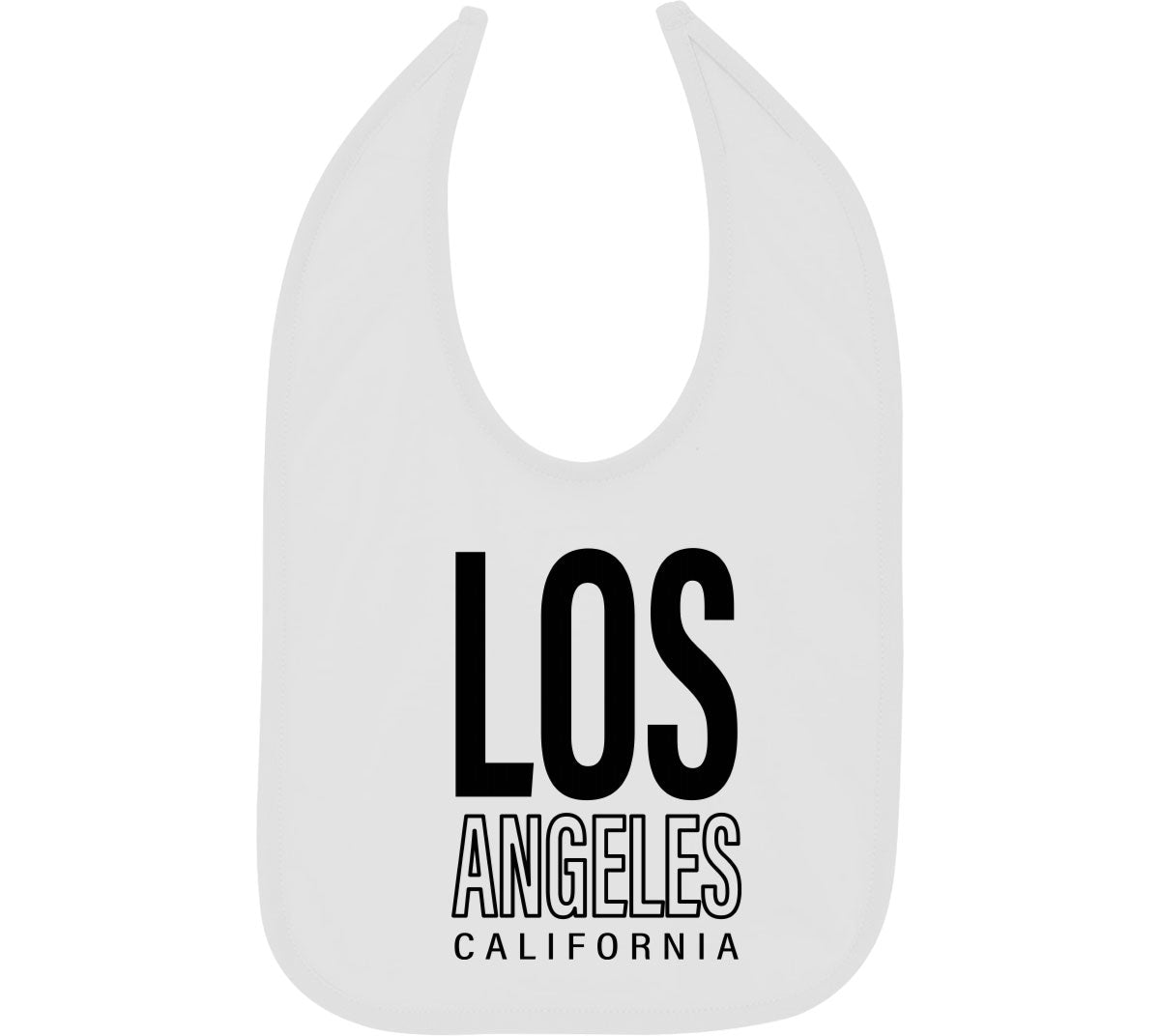 Los Angeles California Baby Bib