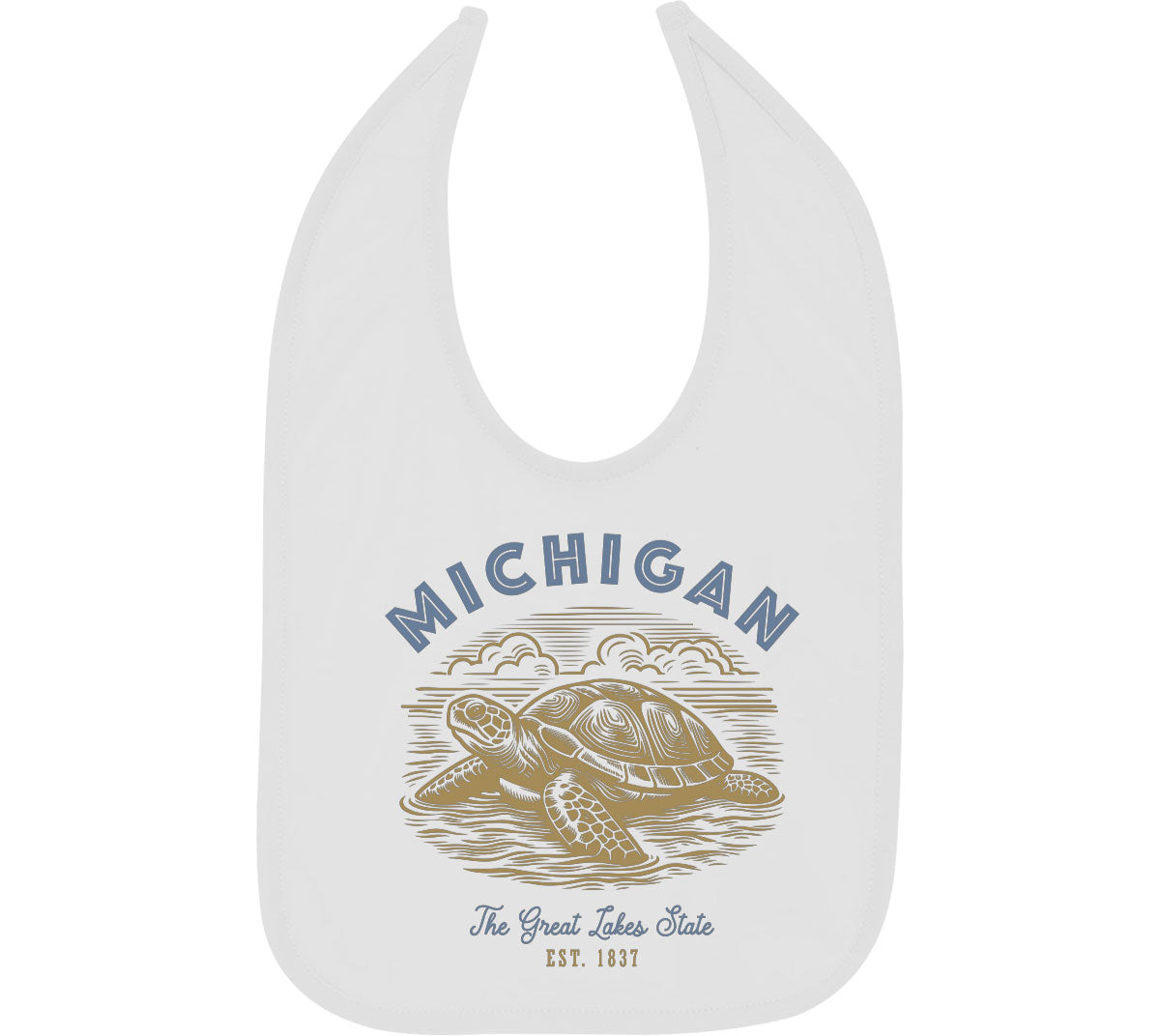 Michigan State Vintage Baby Bib