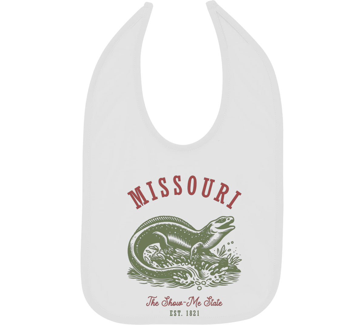 Missouri State Vintage Baby Bib