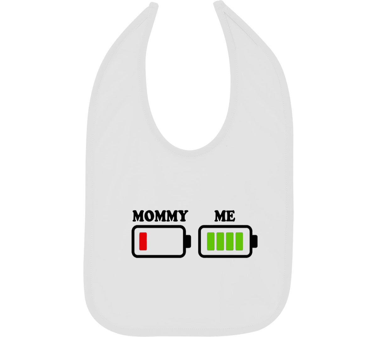 Mommy And Me Battery Level Baby Bib