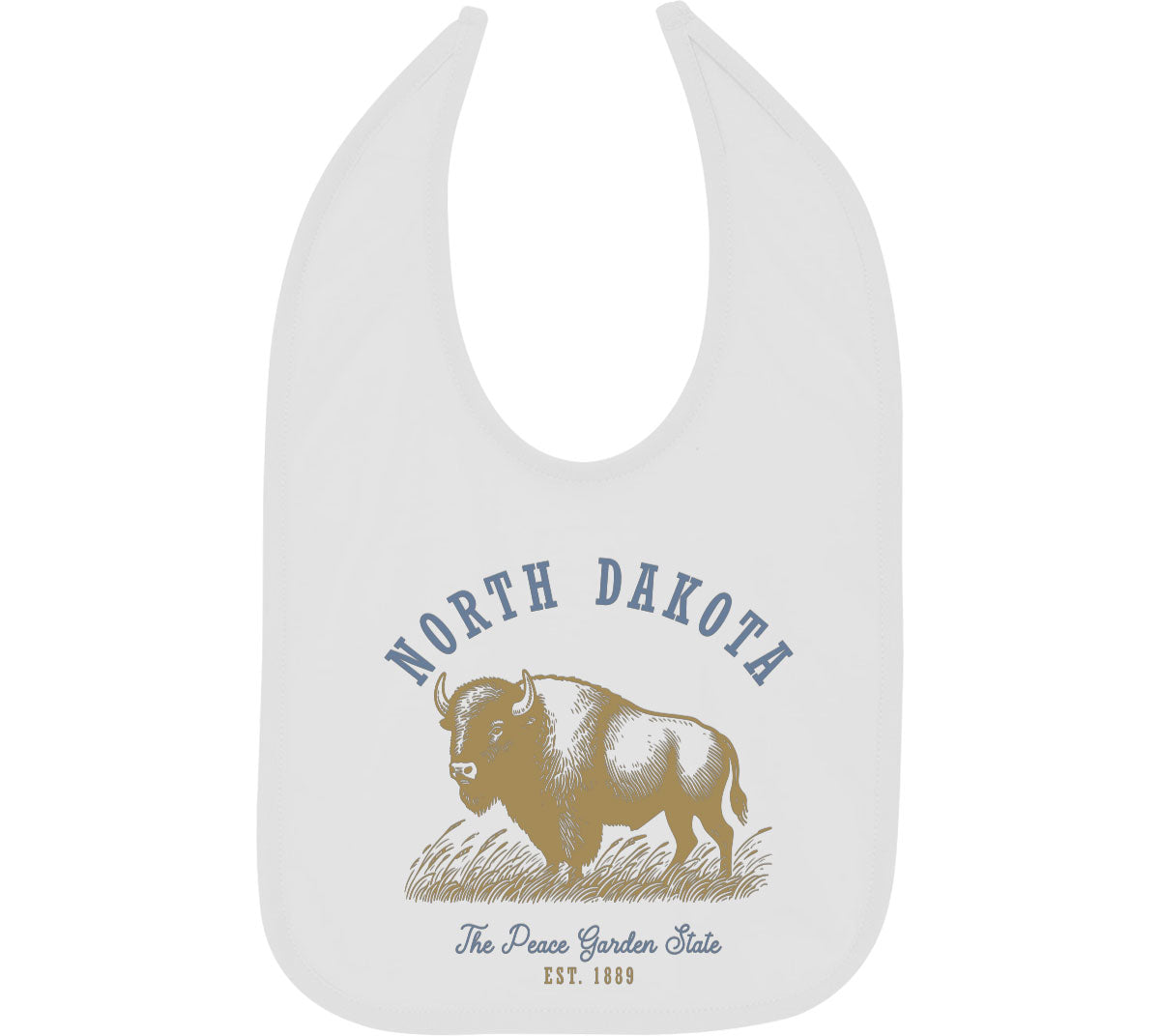 North Dakota State Vintage Baby Bib