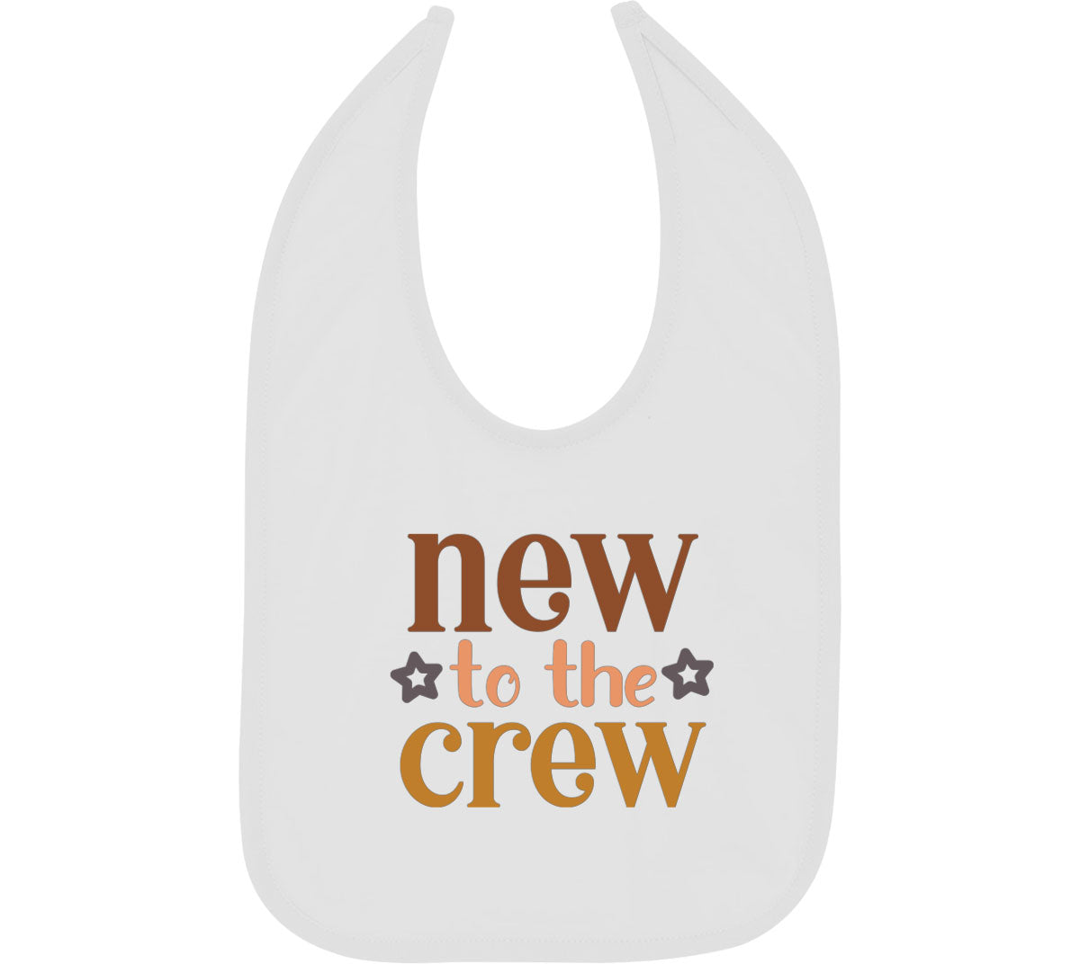 New To The Crew Baby Bib