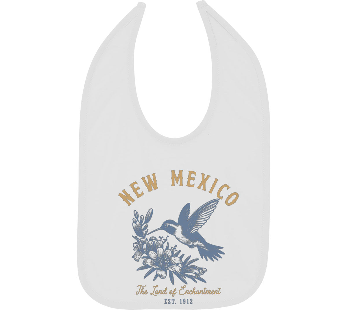 New Mexico State Vintage Baby Bib
