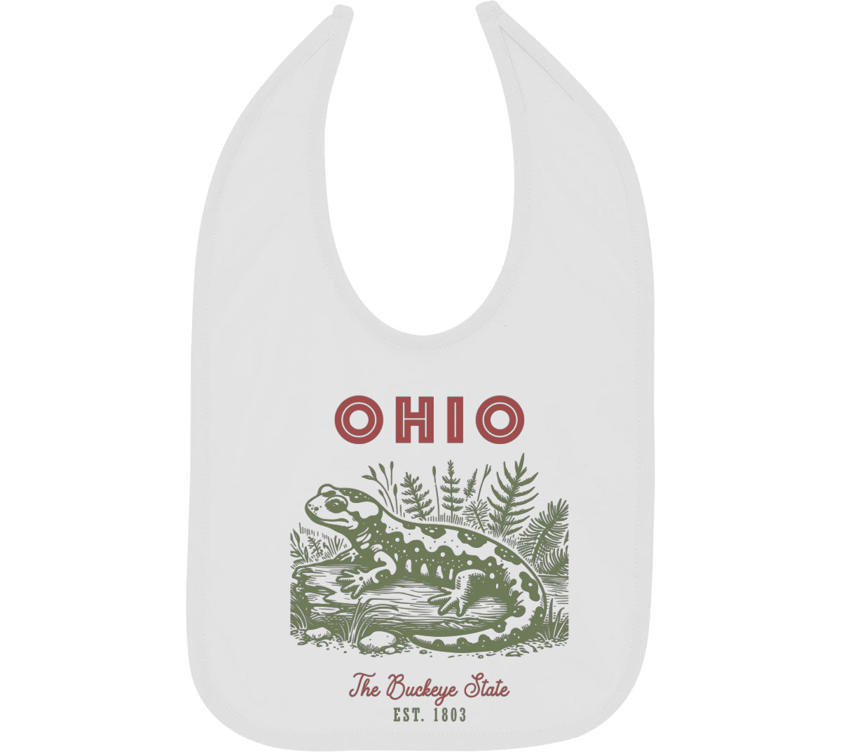Ohio State Vintage Baby Bib