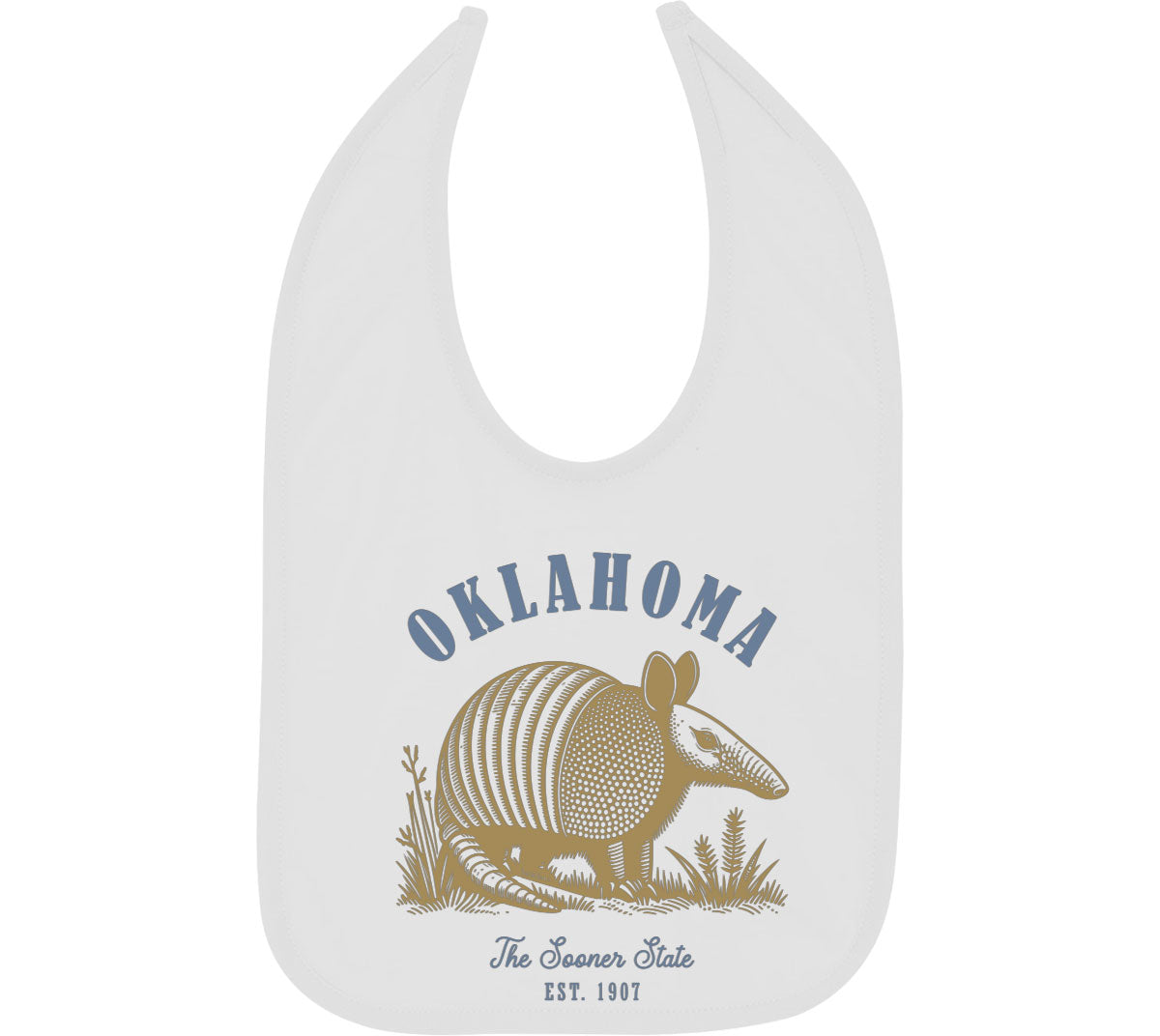 Oklahoma State Vintage  Baby Bib