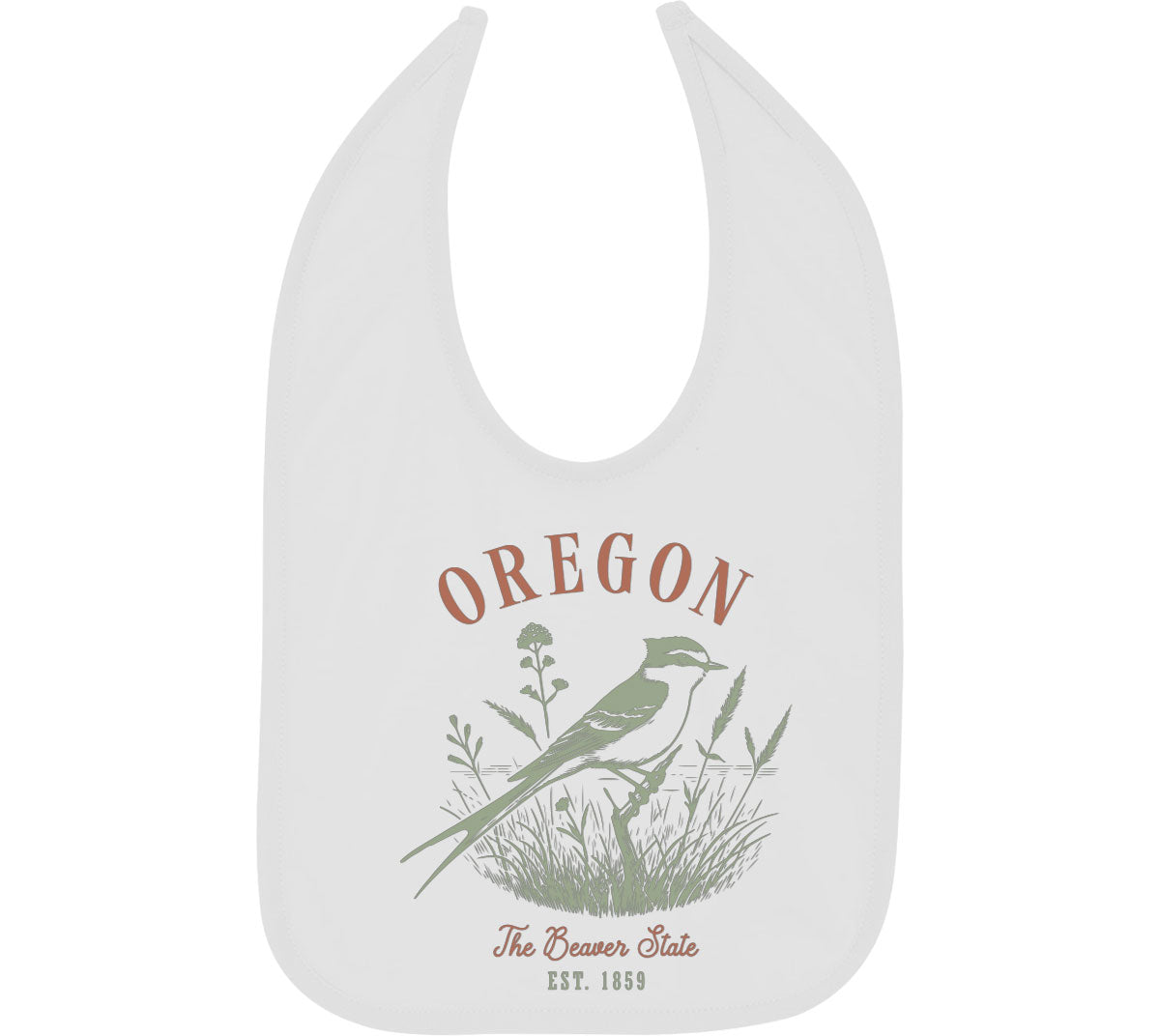 Oregon State Vintage Baby Bib
