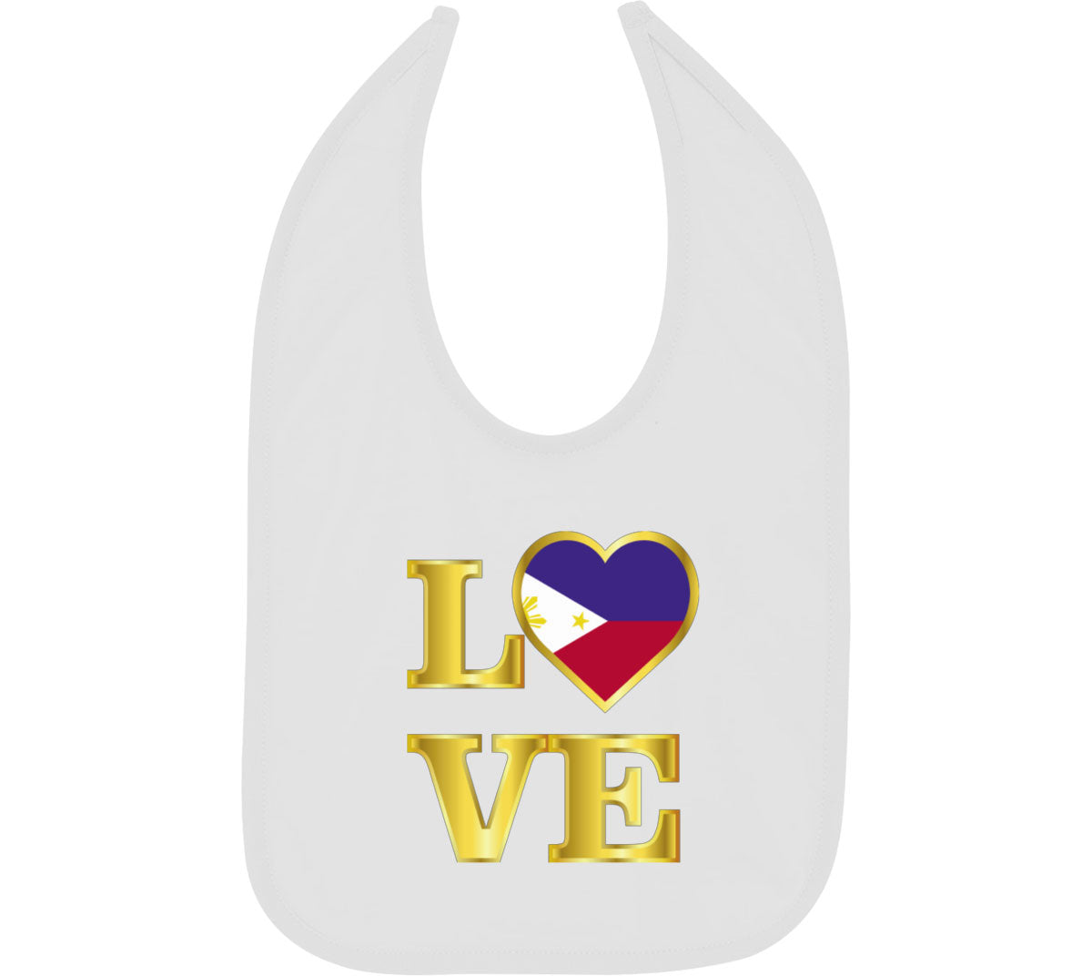 Philippines Love Baby Bib