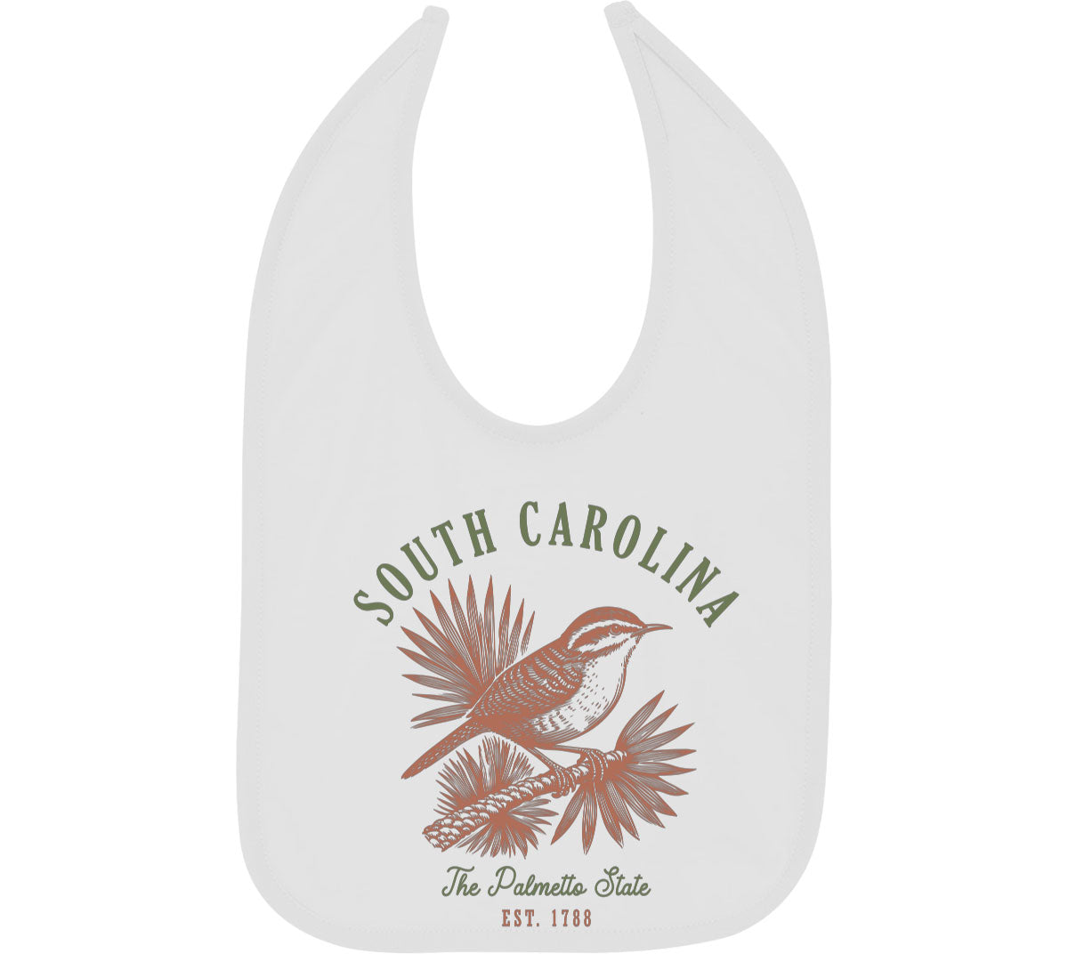 South Carolina State Vintage Baby Bib