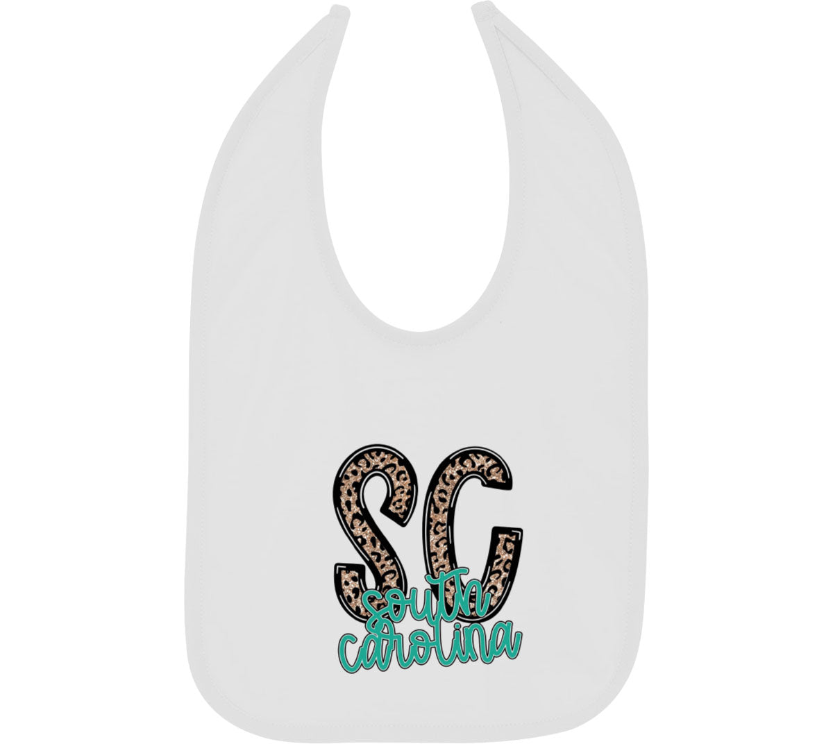 South Carolina State Abbreviation Baby Bib