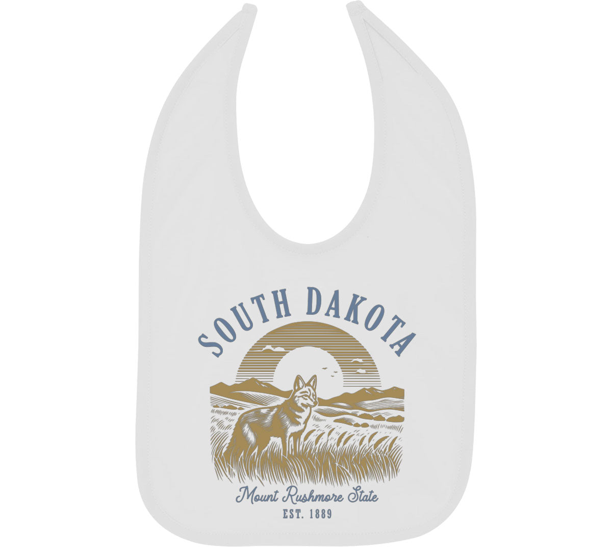 South Dakota State Vintage Baby Bib