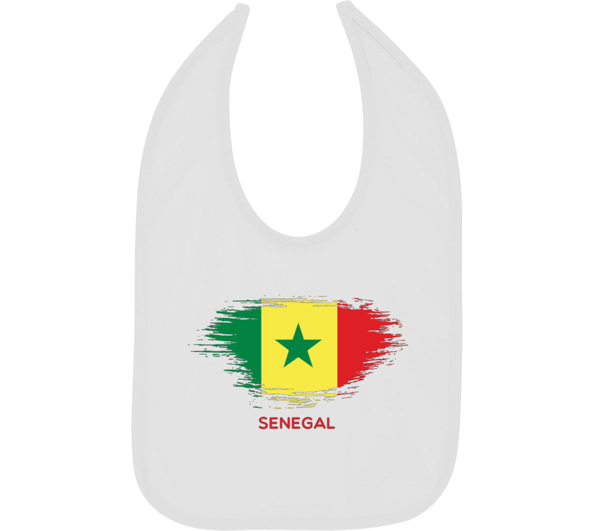 Senegal Flag Baby Bib