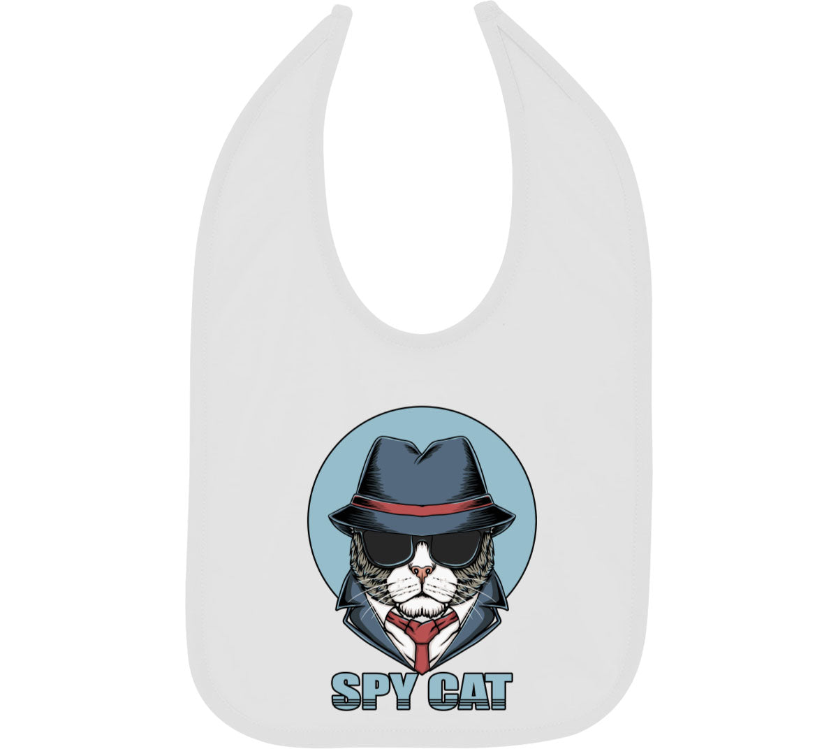 Spy Cat Baby Bib