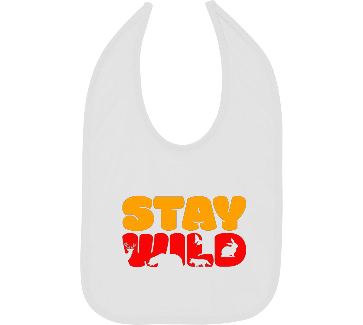 Stay Wild Camp Baby Bib