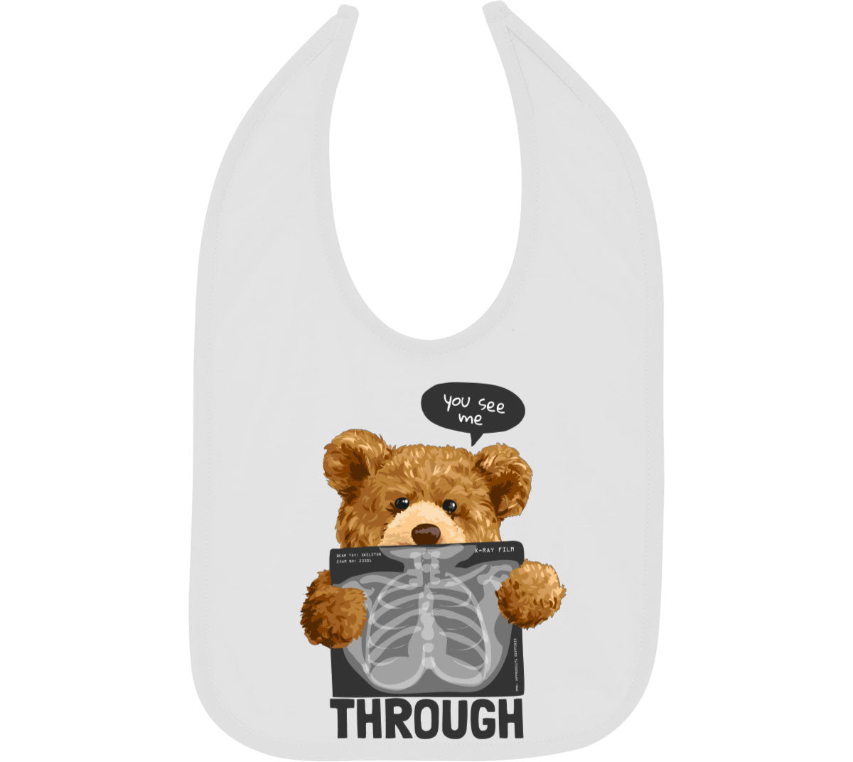 Teddy Bear XRay Baby Bib