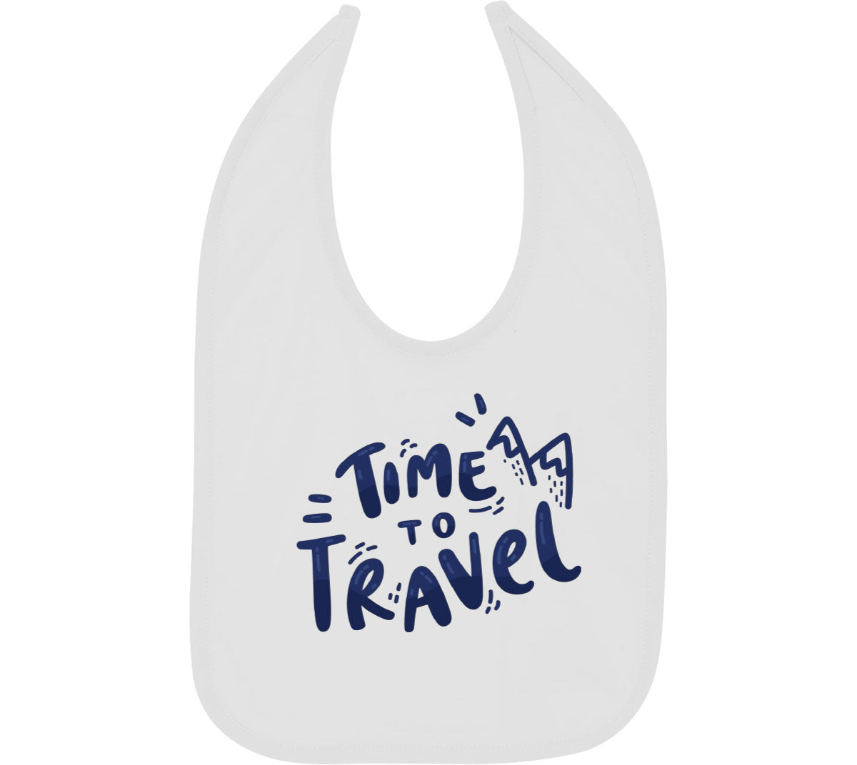 Time To Travel Baby Bib