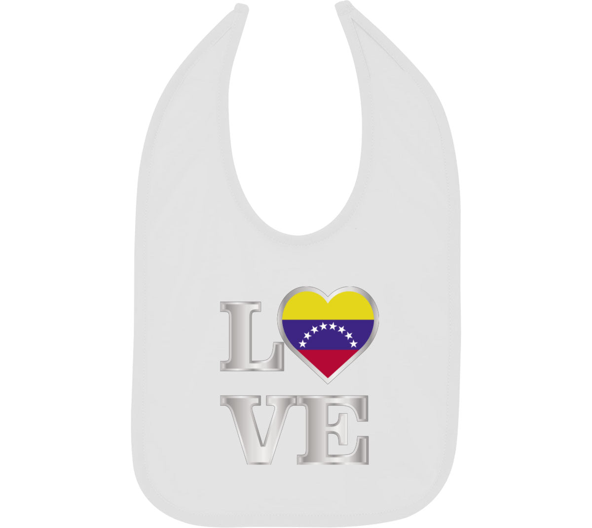 Venezuela Love Baby Bib