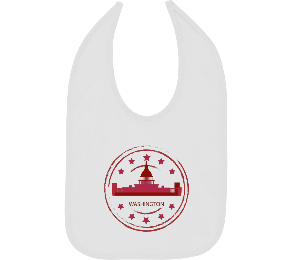 Washington Stamp Baby Bib