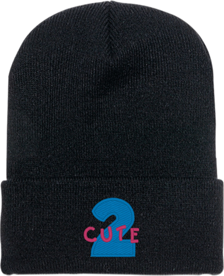 2 Cute Too Cute Knit Beanie