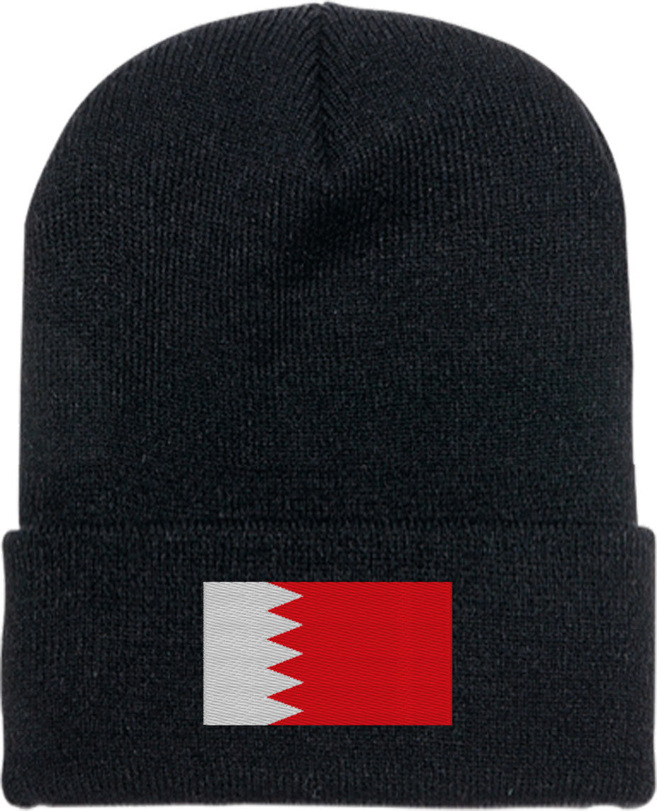 Bahrain Flag Knit Beanie