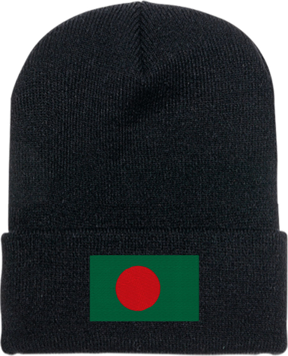 Bangladesh Flag Knit Beanie