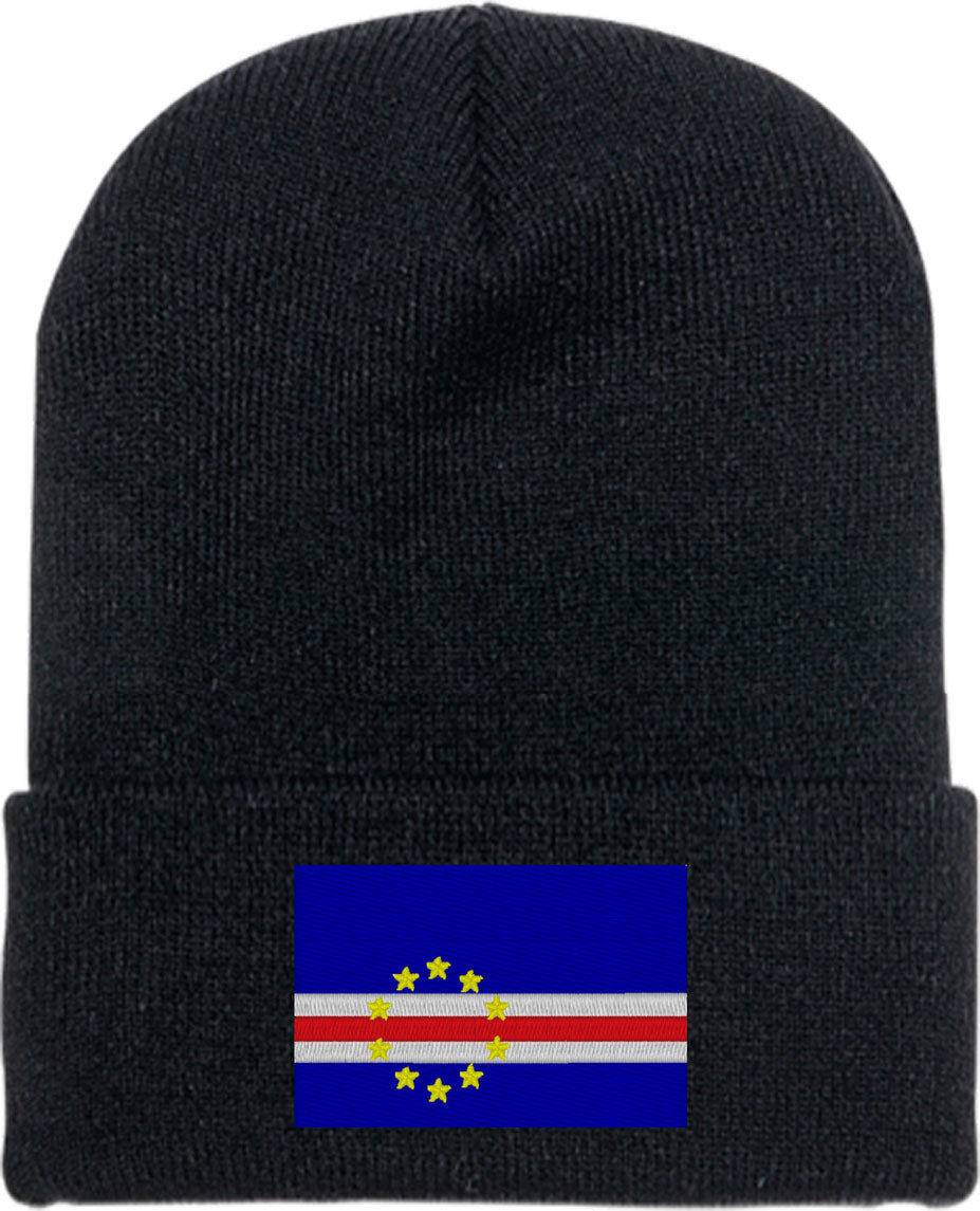 Cape Verde Flag Knit Beanie