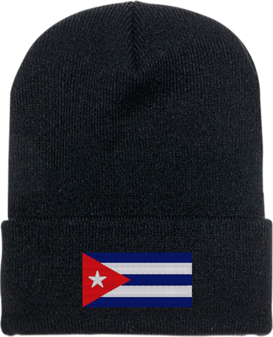 Cuba Flag Knit Beanie